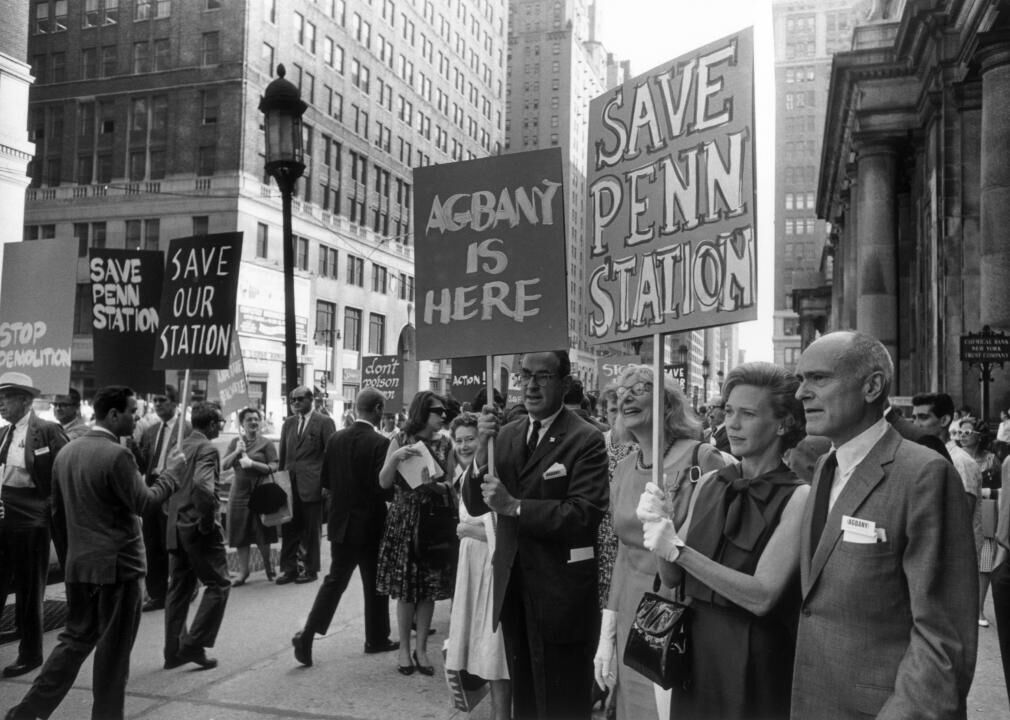 1963: Penn Station is torn down